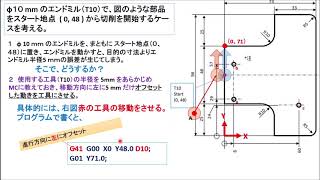 MC講座１ 工具径補正 その１