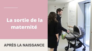 La sortie de la maternité