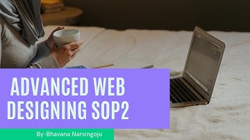 SOP2| Advanced Web Designing| HSC IT| Bhavana Narsingoju