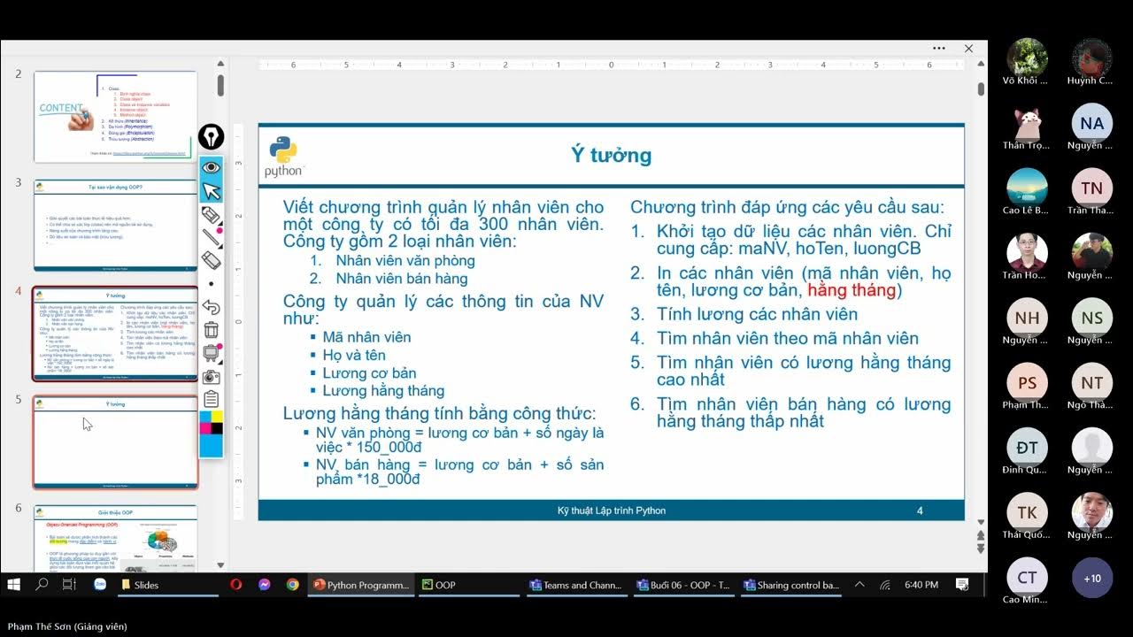 Lập Trình Hướng Đối Tượng (OOP) Trong Python - Object-Oriented ...