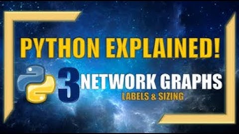Building Network Graphs with Python | Part 3