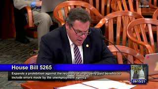 State Representative John Damoose - Testimony before House Oversight Committee