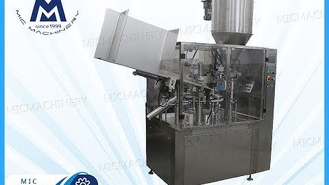 MIC-R60-I auto tube filling and sealing machine with heating gun and high precise CAM divider