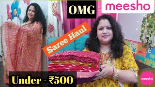 Meesho Saree Haul Under 500 Affordablesaree Blouse But Best In Quality Nishas Rainbow.