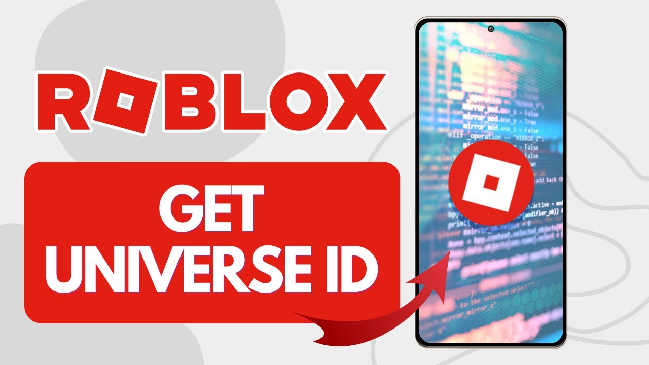 How To Get Universe ID Roblox 2023 Full Guide YouTube 