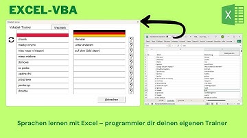 Video 428: Sprachen lernen mit Excel – programmiere dir deinen eigenen Trainer mit ein paar Zeilen