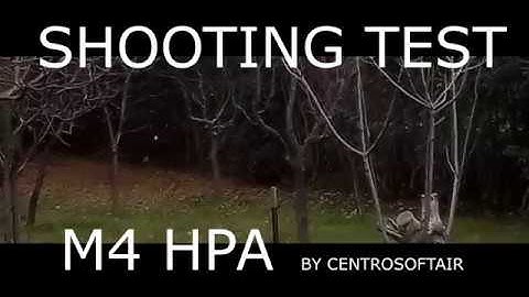 SHOOTING TEST M4 HPA with REVO KIT by centrosoftair