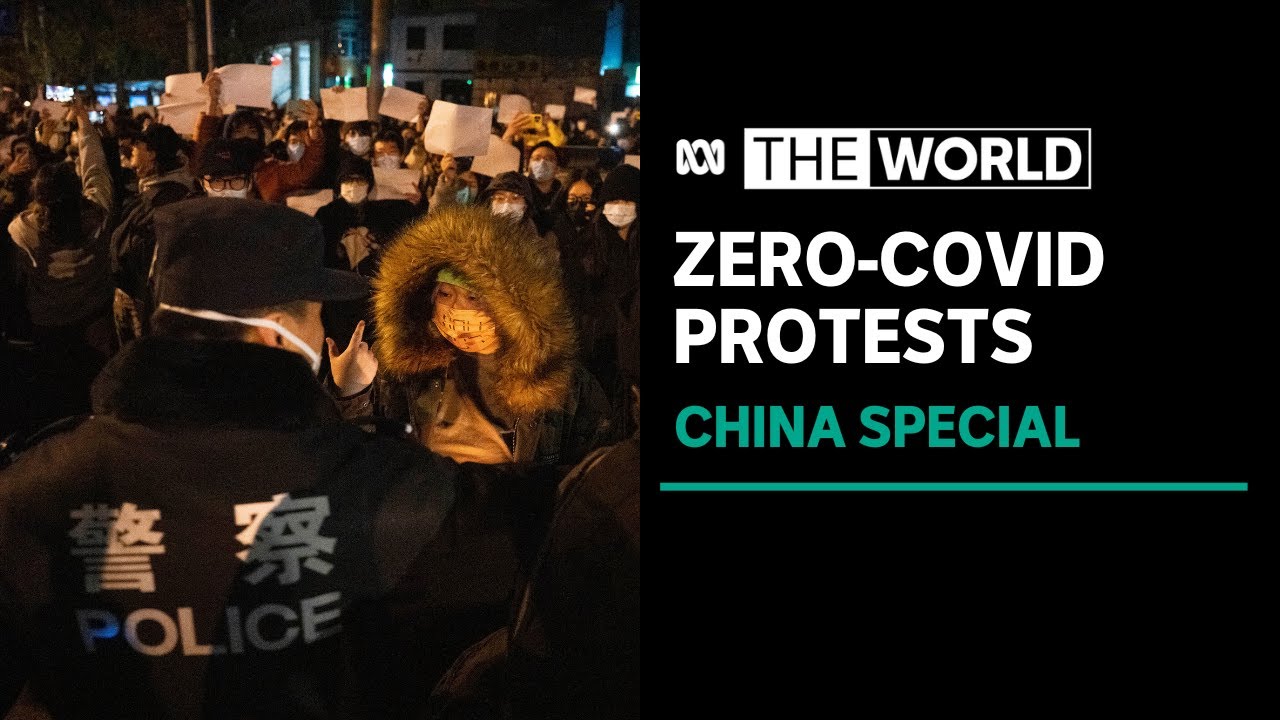 Protests erupt across China over zero-covid policy | The World - YouTube