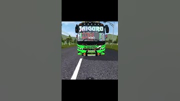 JAIGURU Kerala Bus Mod In Bus Simulator Indonesia - Bussid Bus Mod - Bussid Car Mod - Bussid