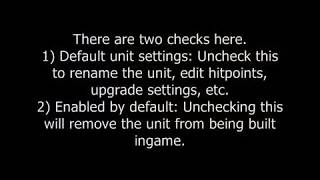 StarCraft Map Making Tutorial - Unit Settings Guide