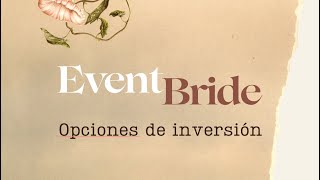 EventBride - Opciones de inversion