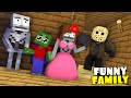 Monster School : Funny Family - Minecraft Animation