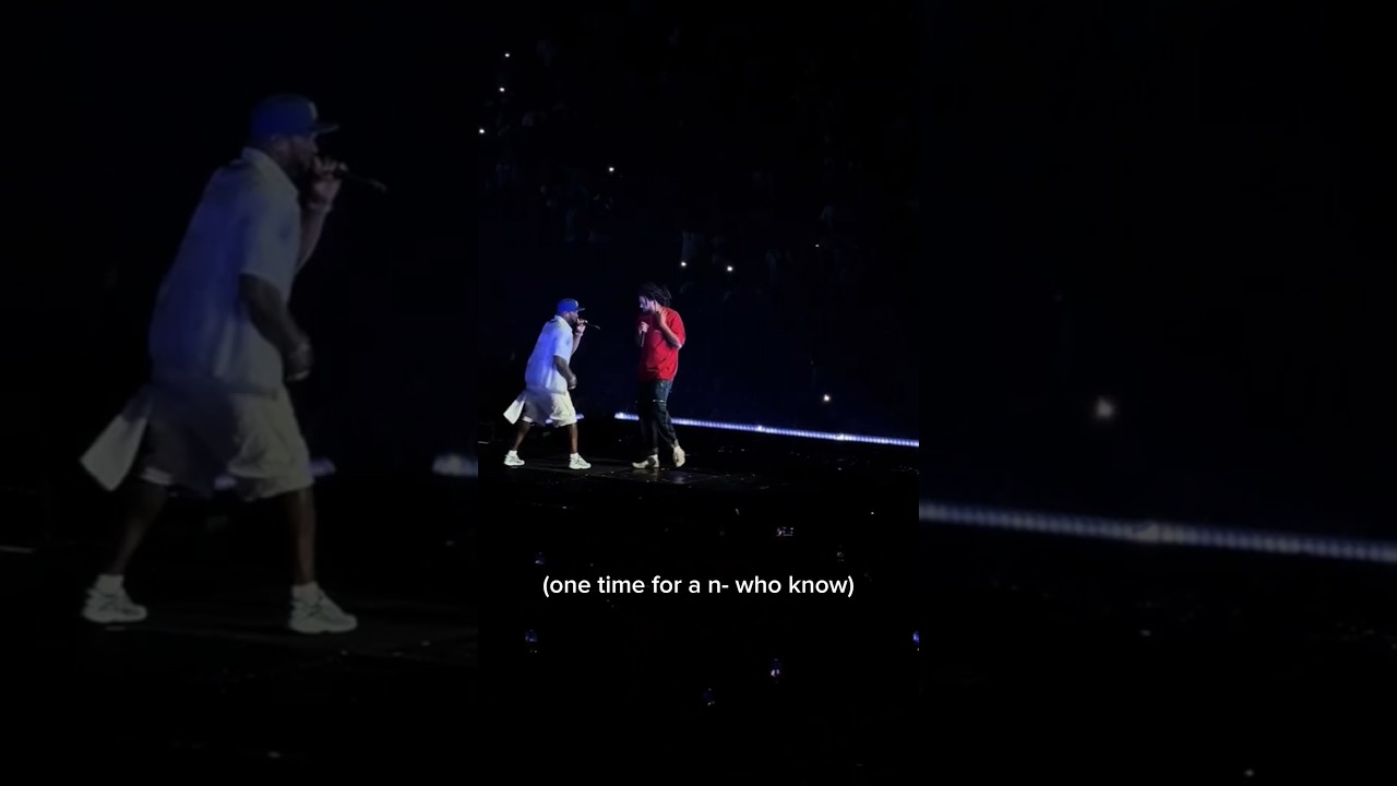 J. Cole Surprise Performance at 50 Cent’s Concert #shorts