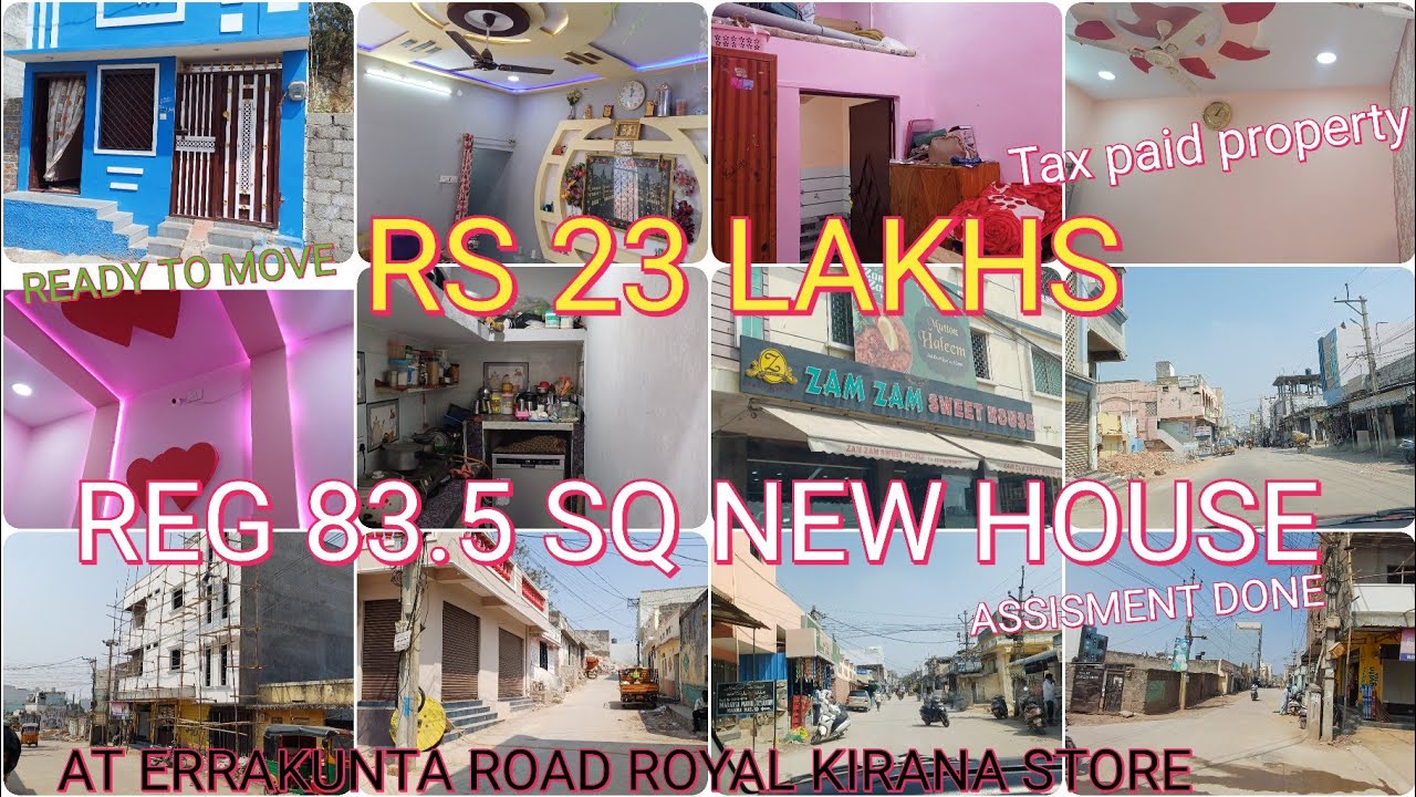P [7981191262]REG 83.5 SQ HOUSE     tax paid    Rs 23 lakhs at Shaheen Nagar p 7893872372