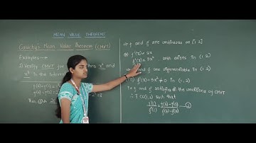 Bsc I Sem; Unit 5: Mean Value Theorems: Part-7