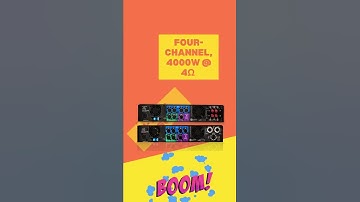 #shorts Crown I-Tech 4x3500hd Four-channel, 4000W @ 4Ω Power Amplifier