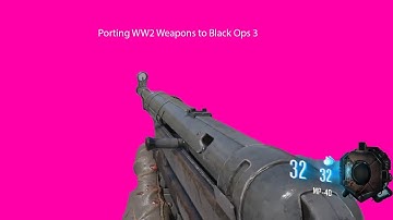 [Black Ops 3 Mod Tools] How to Port WW2 Weapons to Black Ops 3