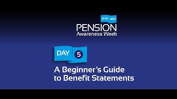 Pension Awareness Week 2022, Day 5: A Beginner