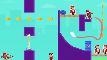 Drawmasters! Gameplay - all levels 17-32 How to beat opponent in one shot?