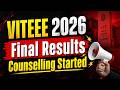 VITEEE 2026 Final Results OUT 🔥 Counselling Process Started | Rank, Seat & Next Steps