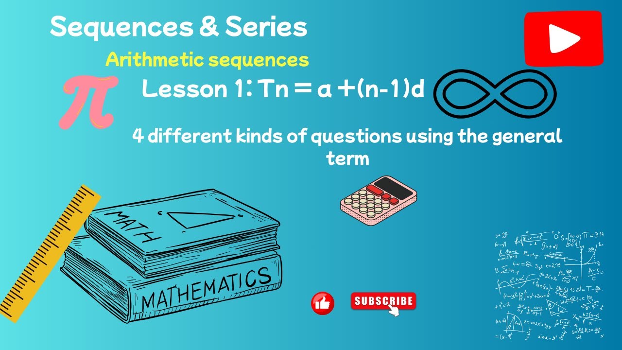 Grade 12 Arithmetic sequences lesson 1 - YouTube