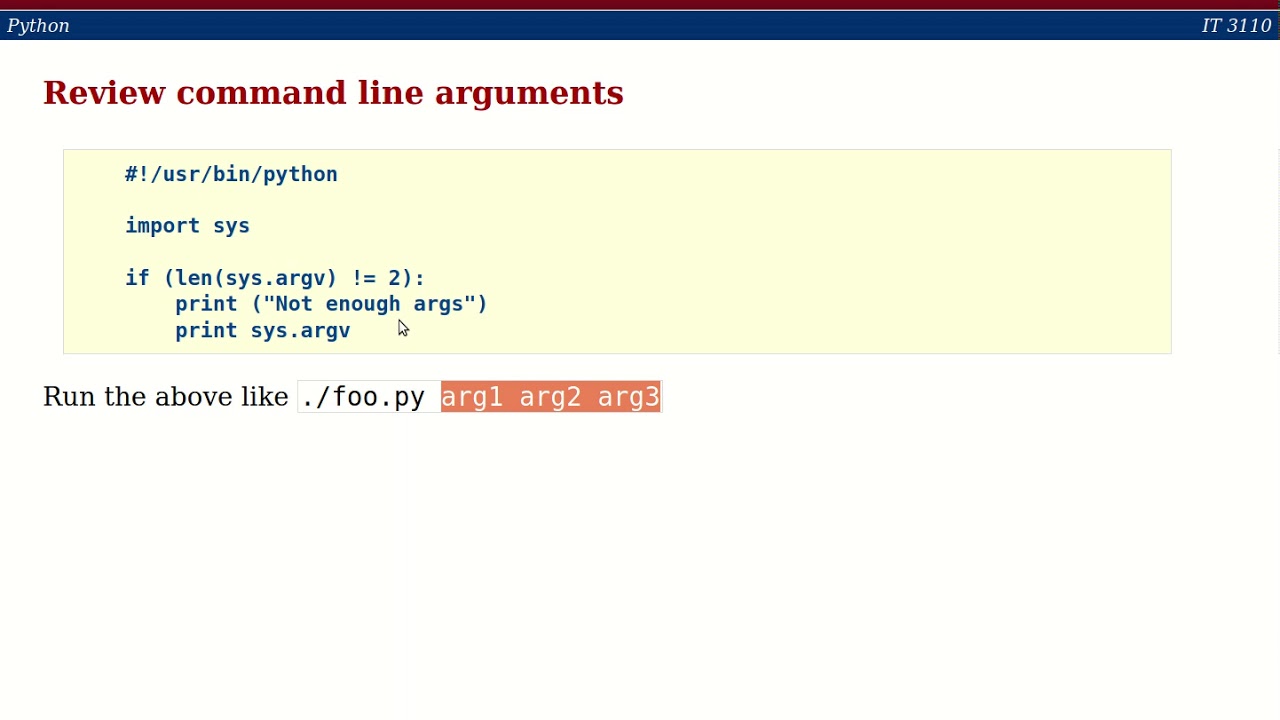 python sys ad - YouTube