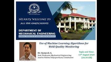 Advances in Materials Engineering & Sustainable Manufacturing: Online FDP @ FISAT - Day 4 (FN)