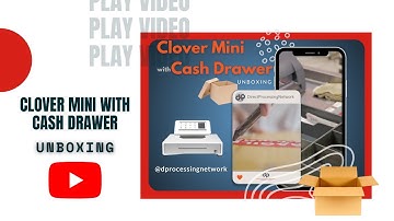 Clover Mini POS | Clover Mini with Cash Drawer Unboxing | Clover POS | Clover Cash Drawer |