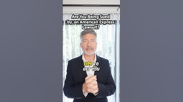 Are you being sued by American Express? Here’s some quick tips! #amex #americanexpress #lawsuit
