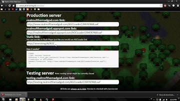 Tutorial: Play RotMG in flash without updating your link