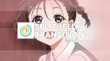 Split Jelly Bounce Transition in Funimate | Funimate Ideas