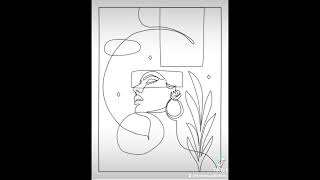 Minimalist Boho coloring book!