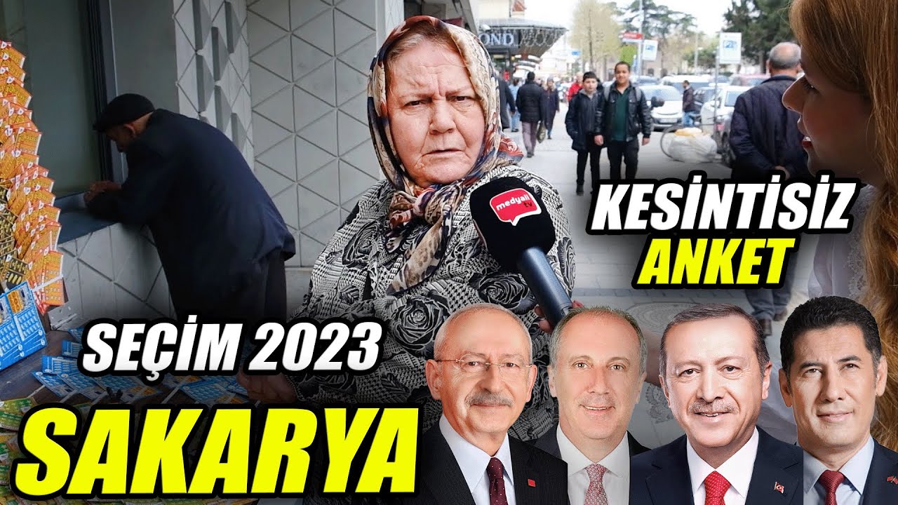 SAKARYA | Cumhurbaşkanlığı Sayaçlı Seçim Anketi / Sokak Röportajları | Seçim 2023