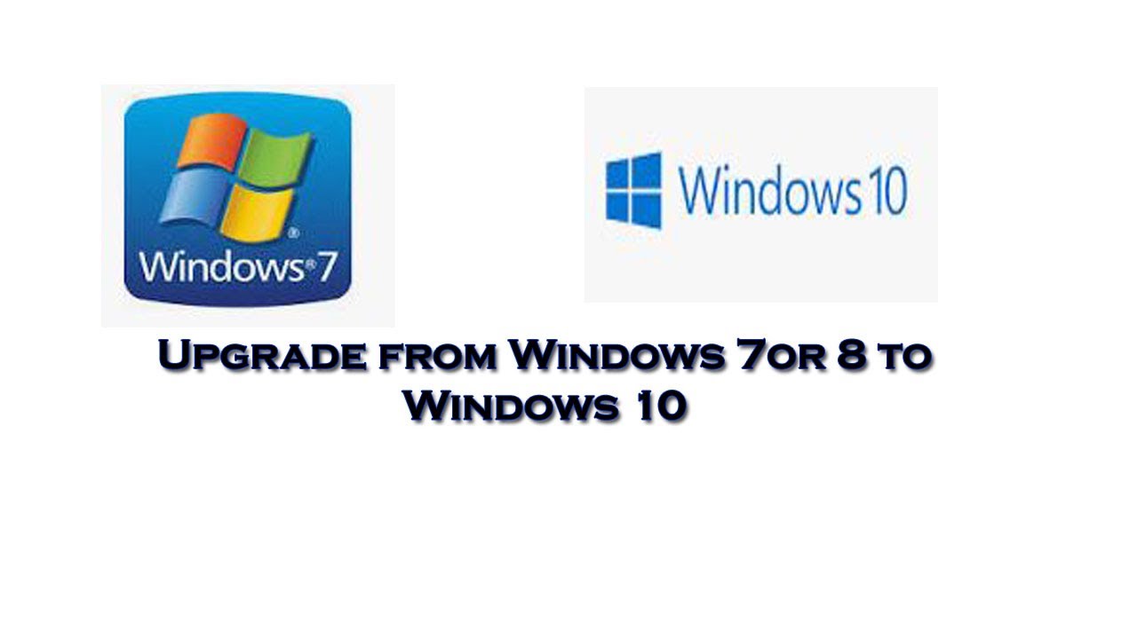How to upgrade Windows 7 or 8 to Windows 10 without data loss - YouTube