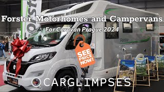 Forster Motorhomes and Campervans with PRICES !!! @ For Caravan Prague 2024