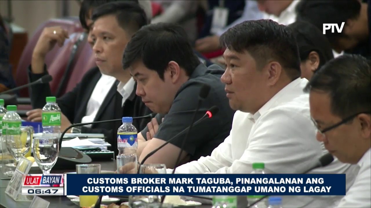Customs Broker Mark Taguba, pinangalanan ang Customs officials na tumatanggap umano ng lagay