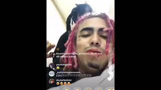 Lil Pump Live Streaming After Wisdom Teeth Got Pulled Out.....