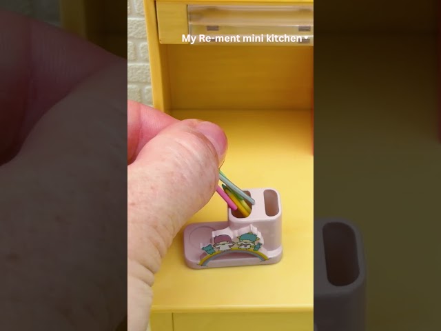 This Re-ment Desk Is So Perfectly Detailed #miniature #aesthetic #asmr  #asmrsounds  #rement