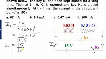 JEE MAIN 2015 Physics Solutions by TRINITY   EMI L R circuit