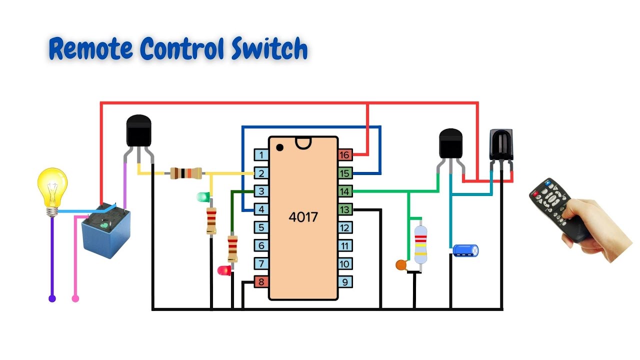 Remote Controlled Switch Circuit Diagram