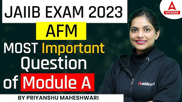 Most Important Question of AFM Module A | JAIIB AFM October 2023 Exam