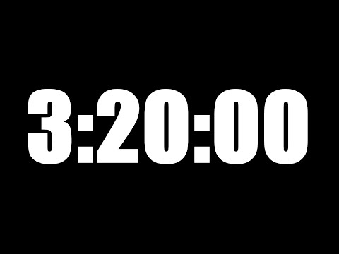 3 Hour 20 Minute Timer 200 Minute Countdown Timer Loud Alarm