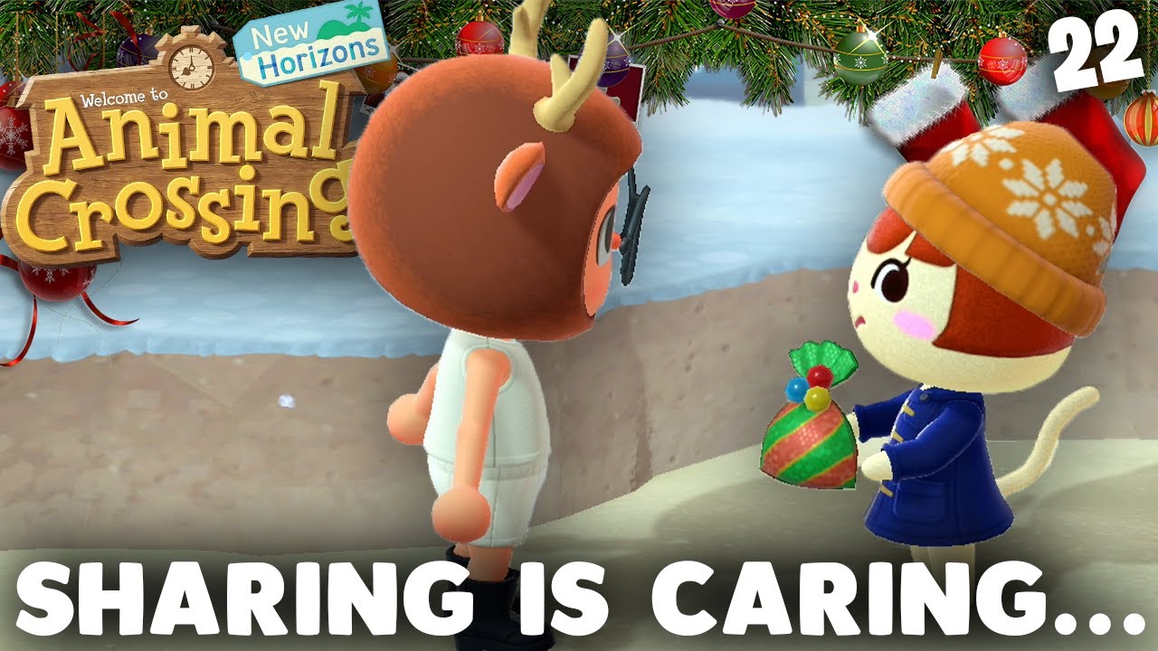 Giving Christmas Gifts To Our Villagers ! Animal Crossing New Horizon