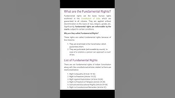 Fundamental Rights #indianconstitution #rights #article12