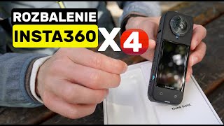 Unboxing - Rozbalenie Insta360 X4 - čo sa nachádza v balení?