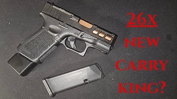 THE 26X IS FINALLY HERE!!! #glock26 #26x @glockstore