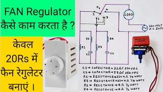 How does a fan regulator work?
