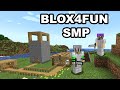 OUR NEW HOME in MINECRAFT BLOX4FUN SMP SERVER!