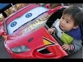 実車!Lightning McQueen ライトニング・マックィーンに乗ったよ(*^ ^*) 親子で学ぶ!交通安全教室 vol.3 ゆうとん 2歳