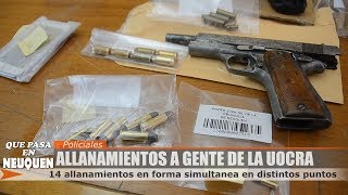 Allanamientos por violencia en UOCRA Neuquen